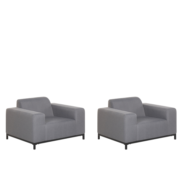 Sessel ROVIGO Stoff Grau