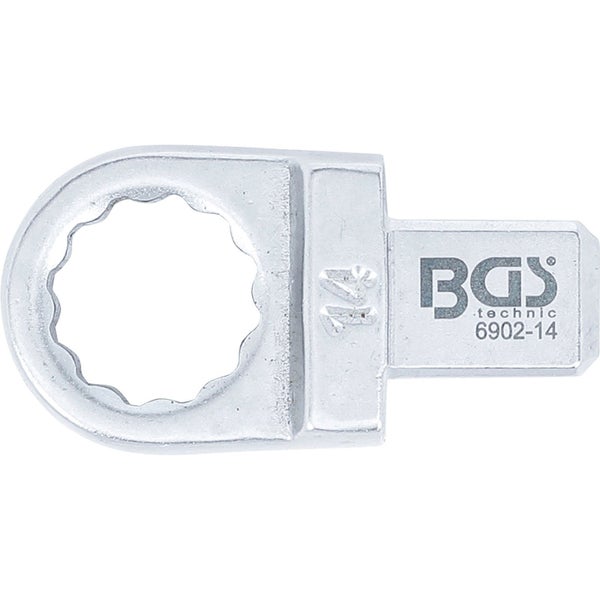 BGS Einsteck-Ringschlüssel 14 mm Aufnahme 9 x 12 mm - 6902-14