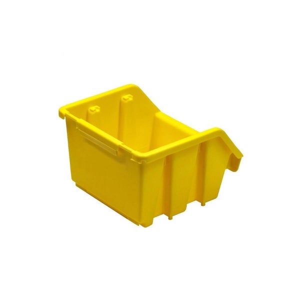 PROREGAL SuperSparSet 10x Sichtlagerbox 1 HxBxT 7,5 x 11,6 x 11,2 cm Polypropylen Gelb