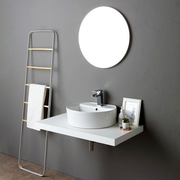 Runder Spiegel 70 cm Modern ohne Rahmen