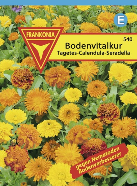 Bodenverbesserungskur Tagetes-Calendula-Seradella von Frankonia