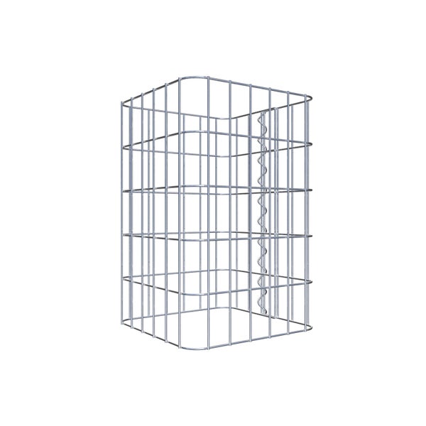 Gabionensäule 32 x 32 cm, MW 5 x 10 cm eckig - Höhe: 0,50 m