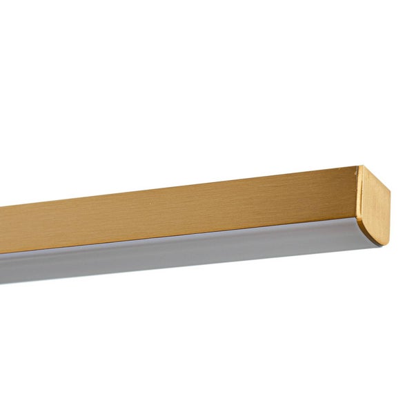 Lucande LED Wandleuchte, Wandlampe Bad Kivana (spritzwassergeschützt (Modern) in Kupfer aus Aluminium (1 flammig ) - Wandleuchten Spiegelleuchte Badezimmer Wandbeleuchtung Badezimmerleuchte