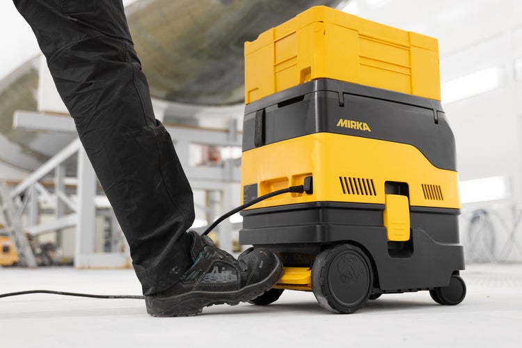 Mirka DEXOS 1217 M AFC / Industriestaubsauger Klasse M / 17L Nass- & Trockensauger / Automatische Filterreinigung / 4m Schlauch
