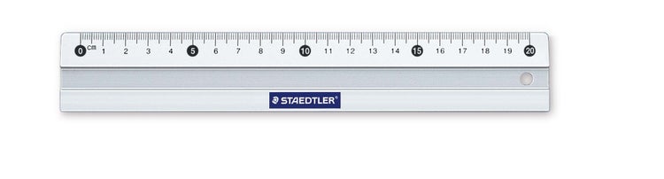 STAEDTLER Lineal Aluminium/Metal 20 cm