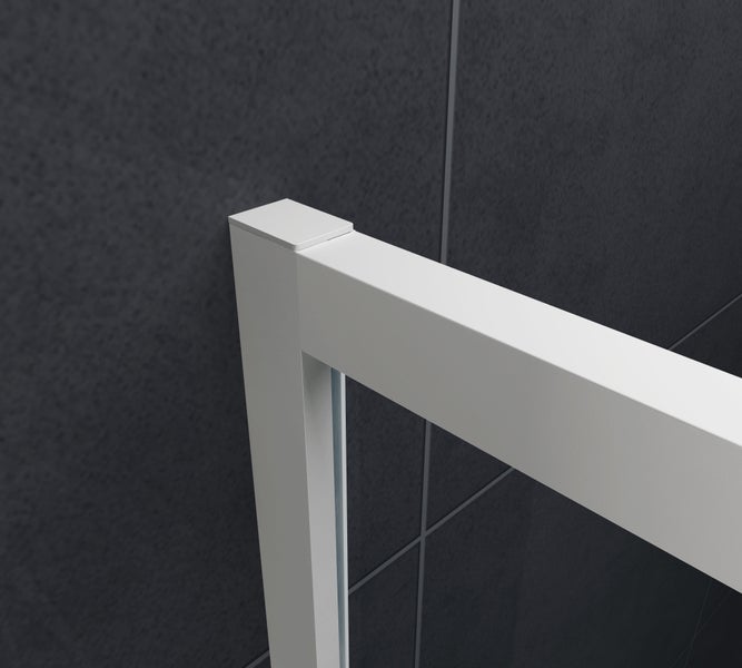 Detailansicht eines Duschkabinenrahmens