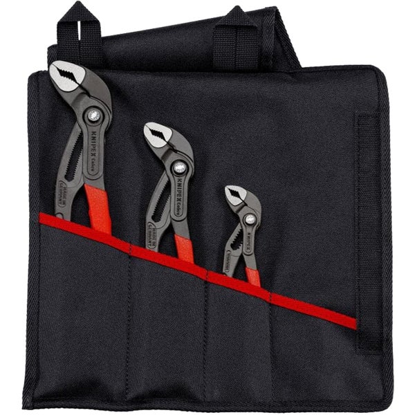 Knipex Cobra Zangenschlüssel Set in schwarzer Werkzeugtasche