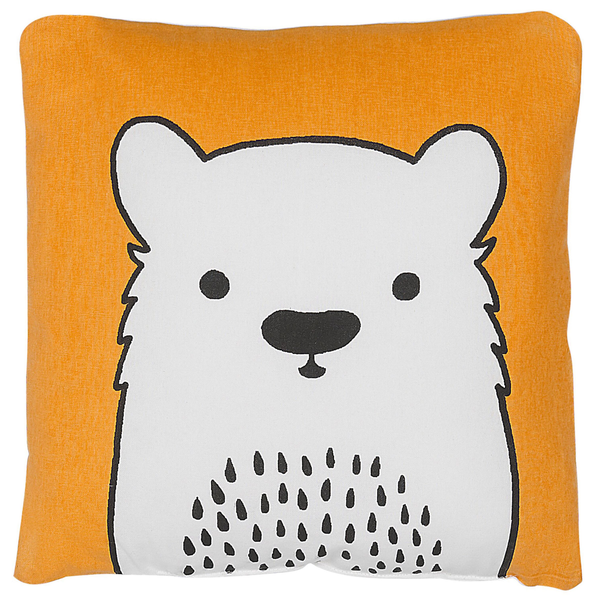 Dekokissen WARANASI Baumwolle 45 x 45 cm Orange