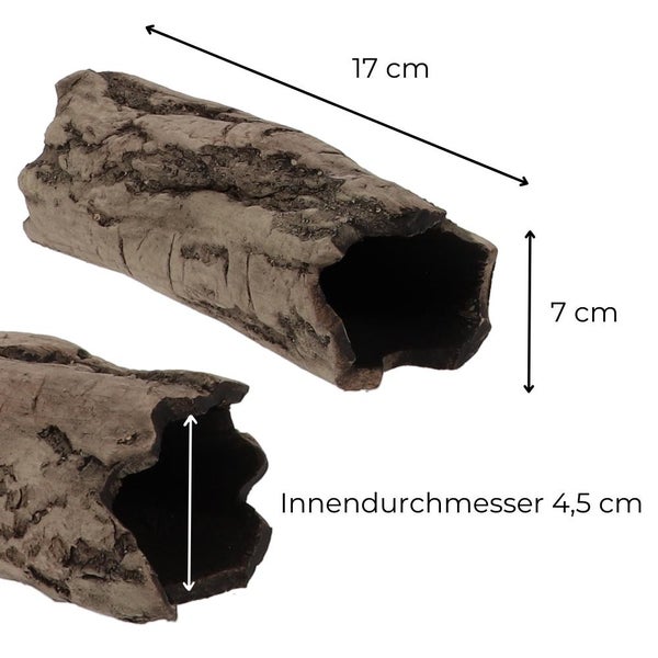 Aquarium Deko Höhle Röhre Reptilien Wurzel Ast Holz Ablaichhöhle Ablaichröhre Fisch Krebs Wels Laichröhre Tonröhre Laichhöhle