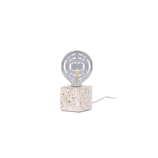 Rilche Beleuchtung Tischlampe 9x9x9cm Grau. 9 X 9 X 9 cm