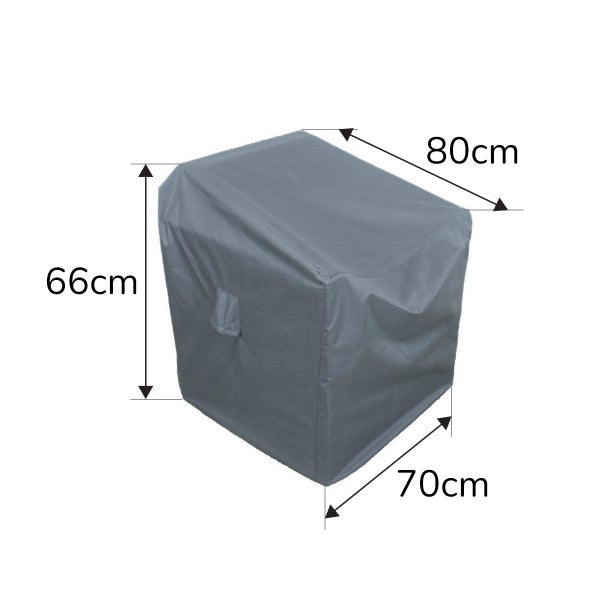 PegasoMarine Schutzhülle 80x70x66 cm für Gartensessel Wetterfeste Abdeckung für Gartenmöbel