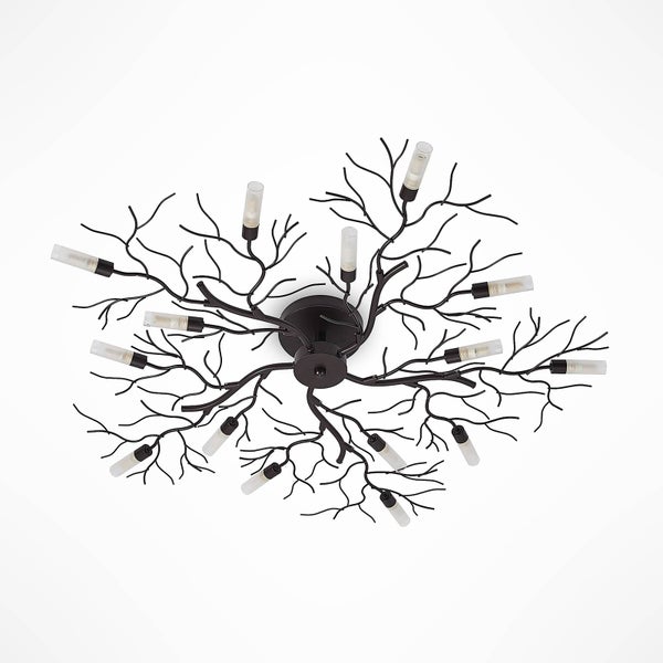 Deckenleuchte mit Ästen und mehreren Leuchtmitteln