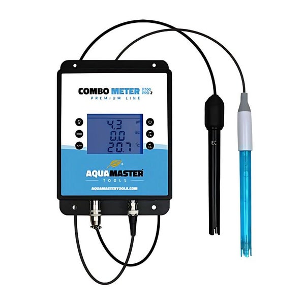Aqua Master P700 Kombomessgerät – EC, pH & Temperatur, großes Display, vorkalibriert, austauschbare Elektroden, hohe Genauigkeit in EC, CF & PPM für präzise Wasseranalysen