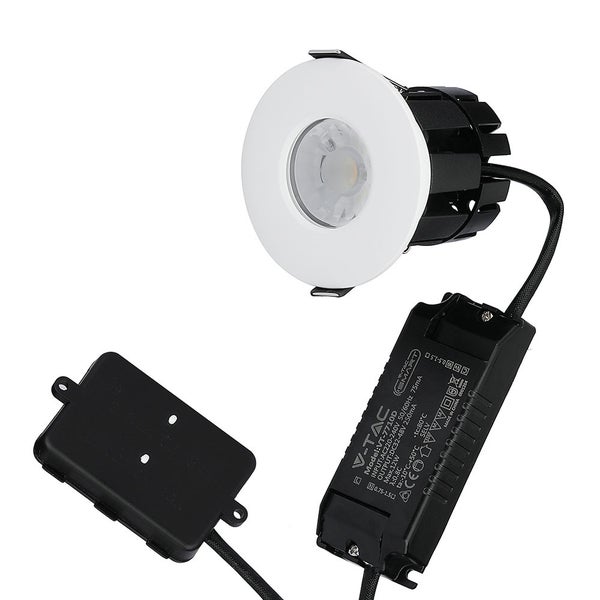 V-TAC VT-7710 - Smart LED Lights - Brandschutz-Downlights - IP65 - 10 Watt - 850 Lumen - 3IN1 -
