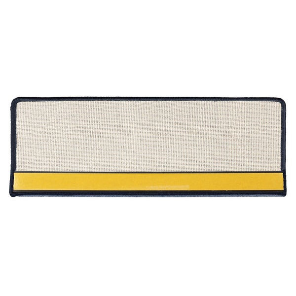 FLOORDIREKT Stufenmatte London -mit Umkettelung - Dunkelblau - Rechteckig - 23,5 x 65 cm