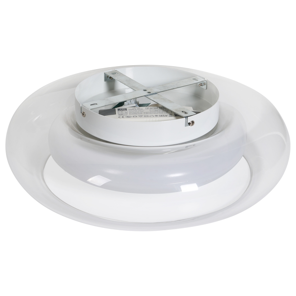 LED Deckenleuchte rund mit Aufbauhalterung und integriertem Netzteil