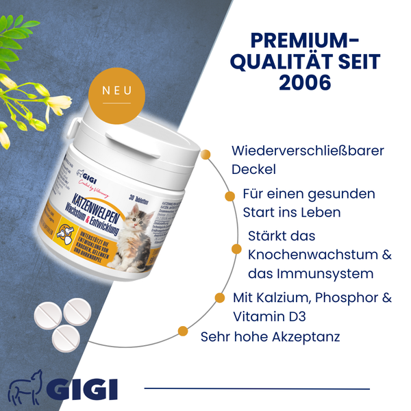 Dose Katzenwelpen Tabletten für Wachstum und Entwicklung