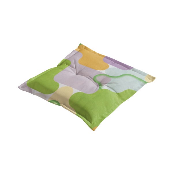 Sitzkissen Grafi flieder - ca. 50x50 cm - 4er-Set