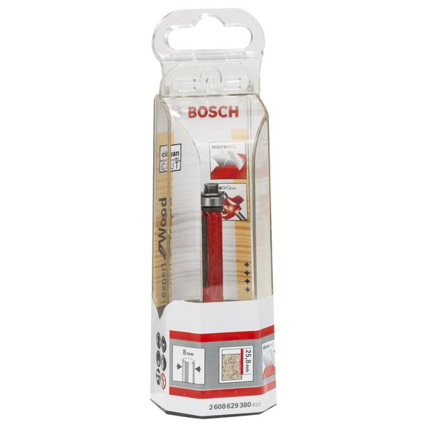 Bosch Bündigfräser Expert for Wood 8 mm D1 9,5 mm L 25,8 mm G 73,4 mm - 2608629380