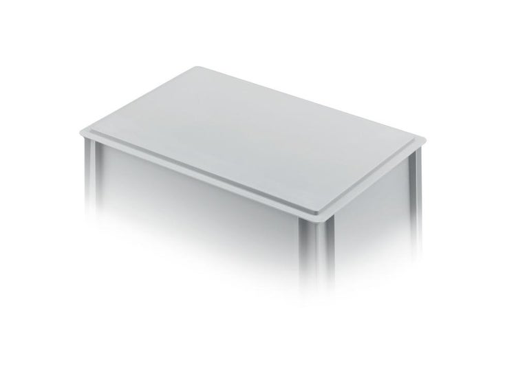 PROREGAL SuperSparSet 4x Eurobehälter mit Offenem Griff HxBxT 22 x 40 x 60 cm 38 Liter Grau Eurobox Transportbox
