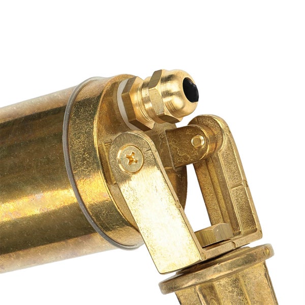 Detail einer Fettpresse aus Metall