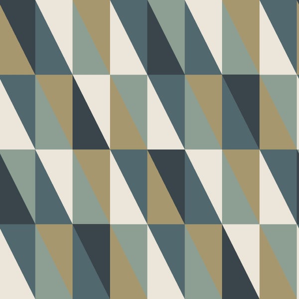 Geometrisches Tapetenmuster mit Dreiecksdesign
