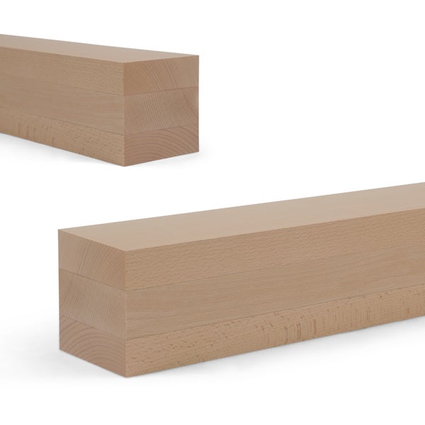 Verleimholzplatten aus Buche im Detail