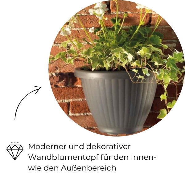 Blumentopf Wandtopf Terracotta