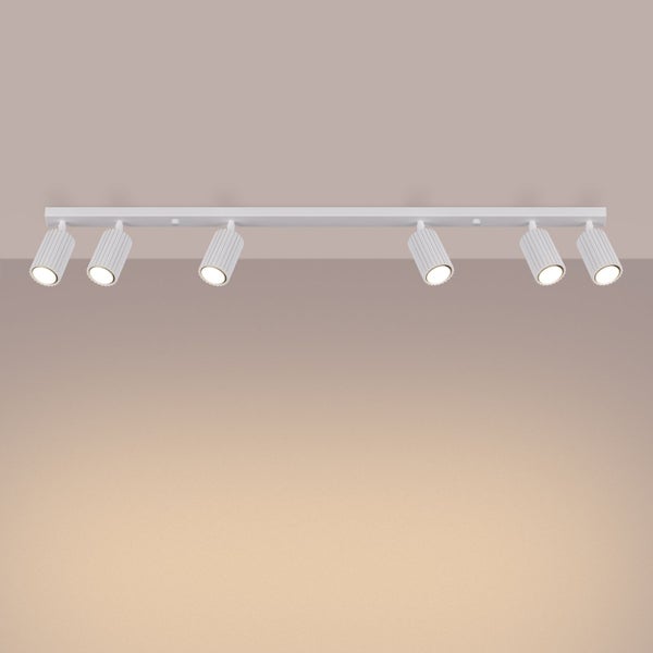 Deckenleuchte mit sechs Strahlern