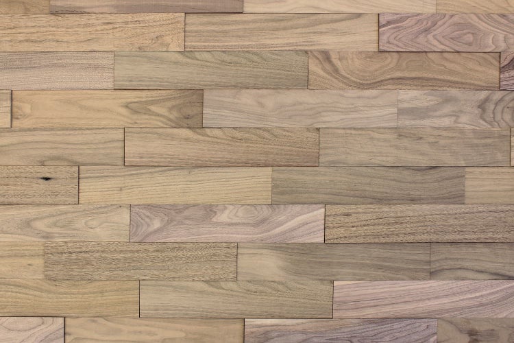wodewa Wandverkleidung Holz 3D Optik Nussbaum, natur, 400, selbstklebend 1m² Wandpaneele Moderne Wanddekoration Holzverkleidung Holzwand Wohnzimmer Küche Schlafzimmer