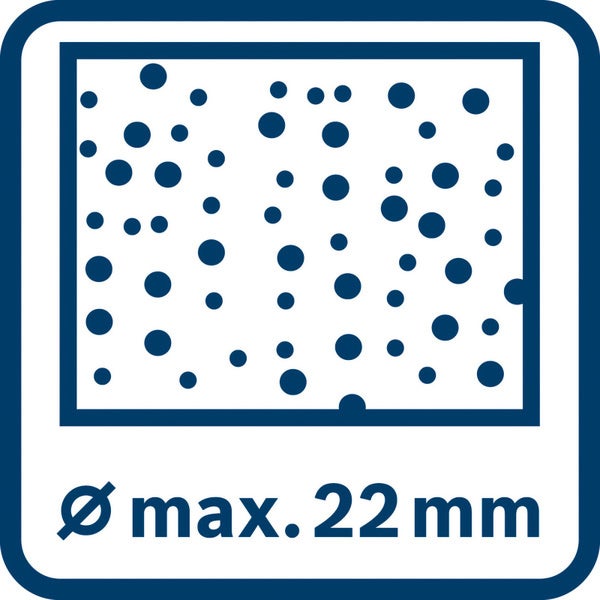 Bosch Akku-Bohrhammer mit ONECHUCK GBH 18V-22 X Solo in L-BOXX 136 - 0611924102