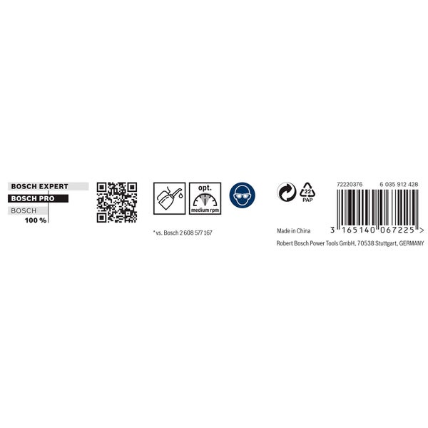 Bosch Expert Bosch Pro Logos, QR-Code, Symbole und Barcode