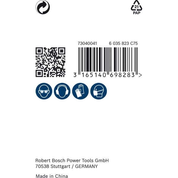 Verpackungshinweise und Sicherheitssymbole