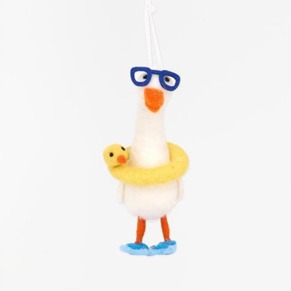 Schwan Filz Weihnachtshänger – Batela