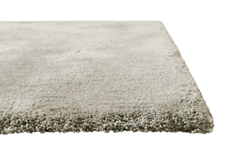 Teppich Hellgrau Creme Hochflor Pisa Homie Living 70x140 cm