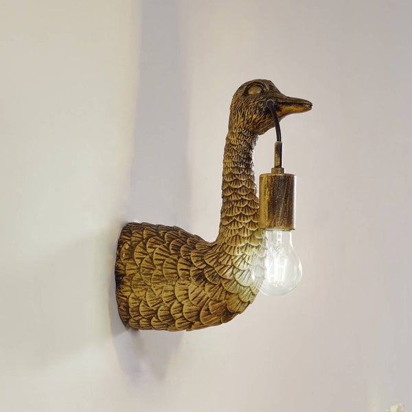 Lindby Wandleuchte, Wandlampe Innen Nirvathia (Design Modern) in Gold / Messing aus Metall (1 flammig E27) - Wandstrahler Wandbeleuchtung Schlafzimmer Wohnzimmer Wohnzimmerleuchte