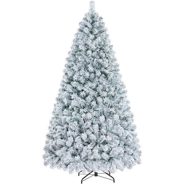 Künstlicher, schneebedeckter Weihnachtsbaum