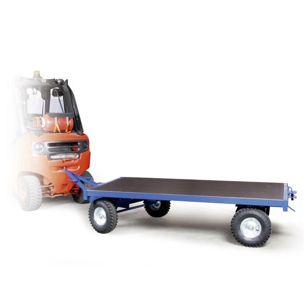 Gabelstapler mit Anhänger