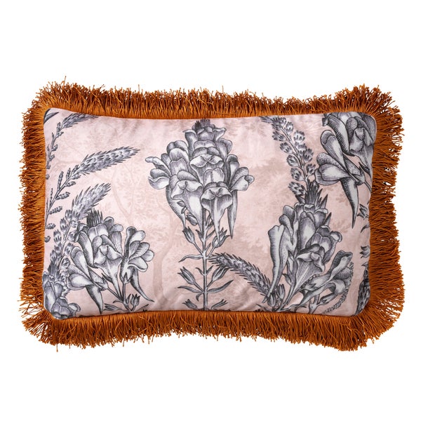 Moti 30x50 Kissenbezug - Mit Blumenmuster 30x50 cm, Beige