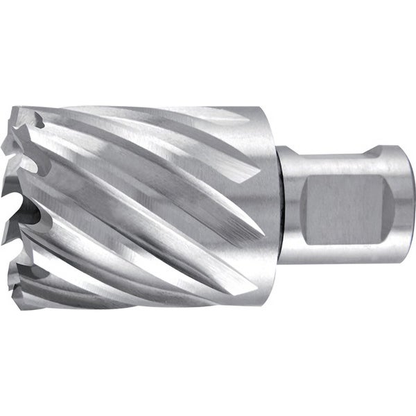 Lochsäge mit Wendelverzahnung