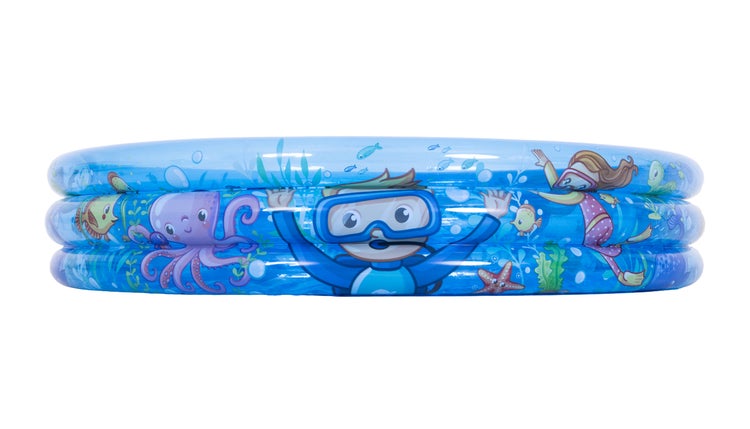 Aufblasbares Planschbecken für Kinder mit Unterwassermotiven