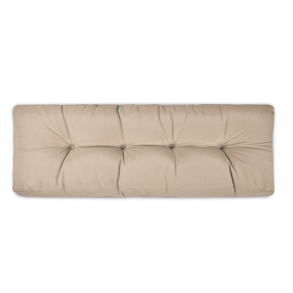 Beautissu ECO Style Palettenkissen Rücken 120x40x10cm Natur