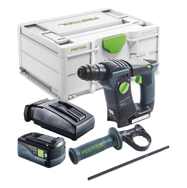 Festool BHC 18-Basic Akku Bohrhammer 18 V 1,8 J SDS Plus Brushless + 1x Akku 5,0 Ah + Ladegerät + Systainer