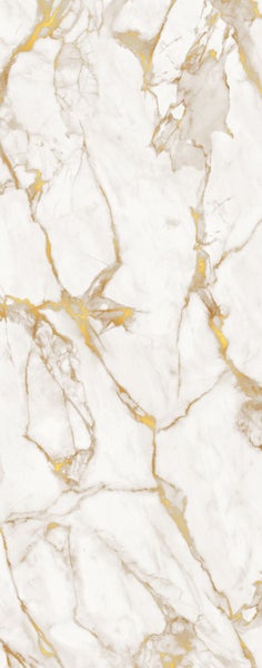 Dekorative Marmorfliese mit goldfarbenen Adern.