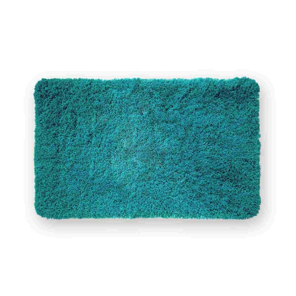 1 St. Hochflor Badematten MALMÖ Petrol 60 x 100 cm