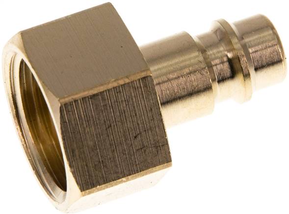 Kupplungsstecker (NW7,2) G 1/2(IG), Messing