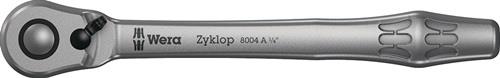 Wera 8004 A Zyklop Metal-Knarre mit Umschalthebel mit 1/4-Antrieb - 004004