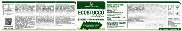 Borma Wachs Faserverstärkter Kitt Etikett