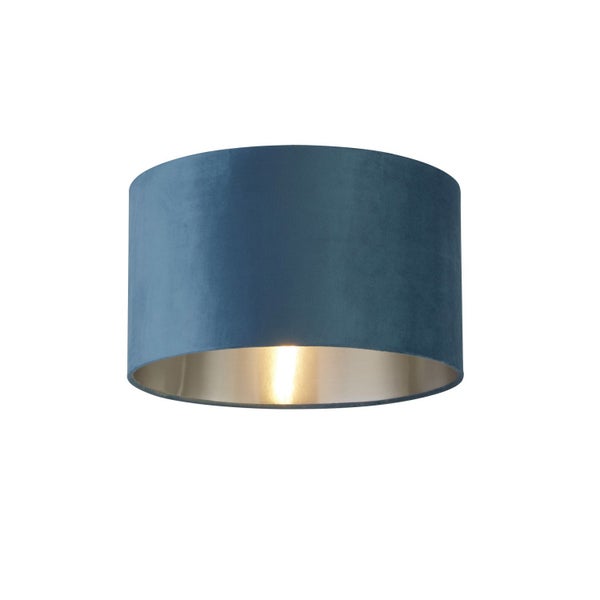 Zylinderförmiger Lampenschirm aus Samt