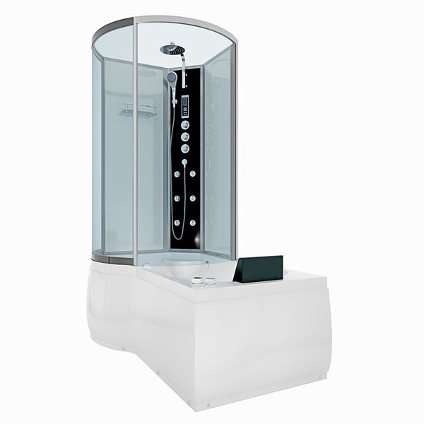 Whirlpool Wanne Duschkabine ws K50-R03-WP-EC 100x1
